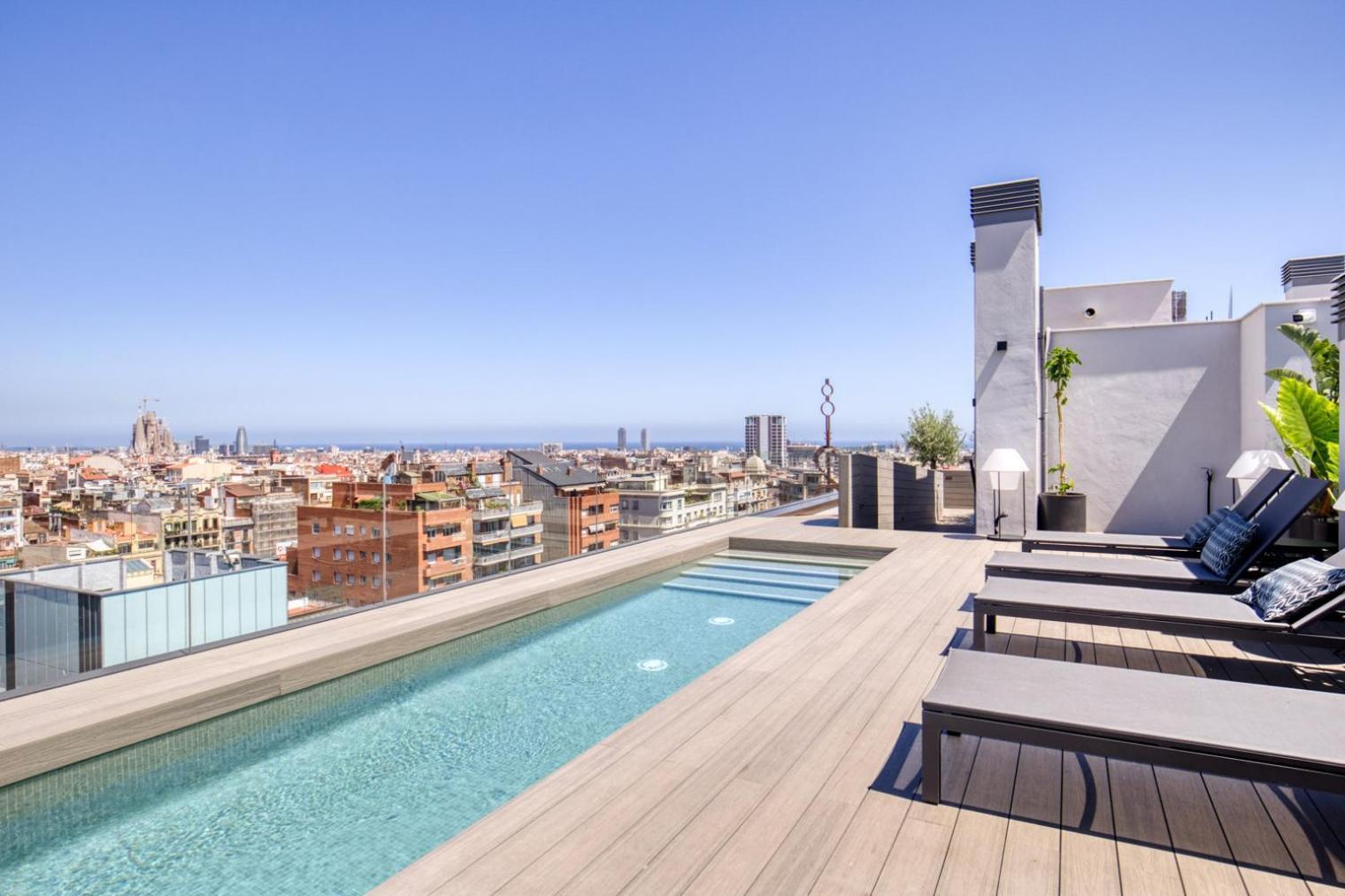 Blueground El Camp D Grassot I Gracia N Pool Bcn-21 Appartement *